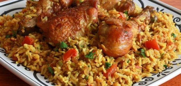 كبسة الدجاج و شوربة الشوفان و حلى بارد