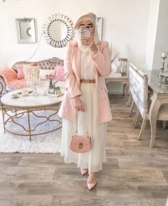 لبس زهري للمحجبات لبس زهري للمحجبات