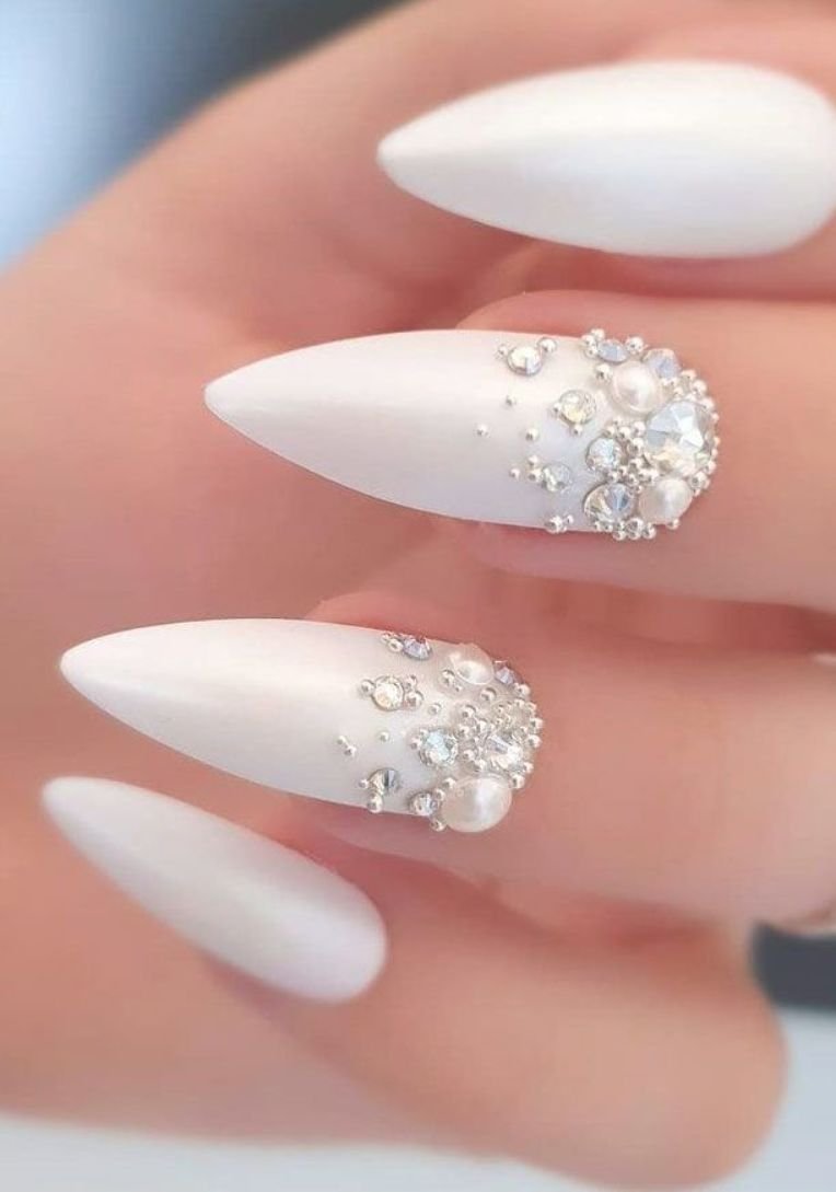ديزاين أظافر العروس