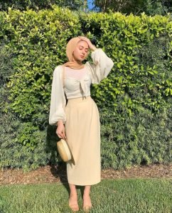 تنورة بيج ماكسي للمحجبات تنورة بيج ماكسي للمحجبات