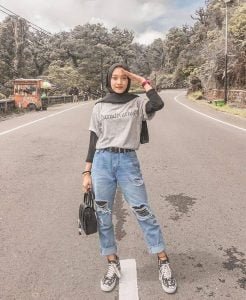 ستريت ستايل كاجوال للمحجبات ستريت ستايل كاجوال للمحجبات