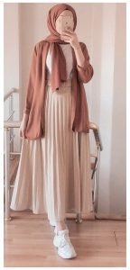 تنورة بيج كاجوال للمحجبات تنورة بيج كاجوال للمحجبات