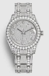 أجمل ساعات رولكس نسائي 7 بيرل ماستر 39