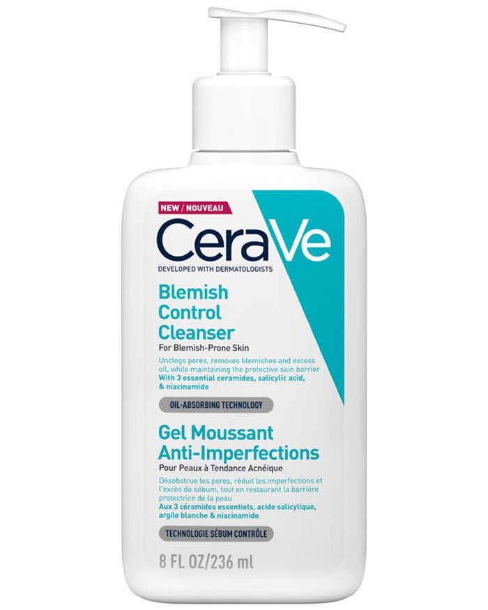 غسول CeraVe لعلاج حب الشباب