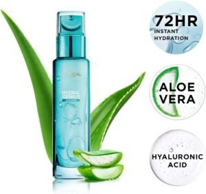 سيروم لوريال الأزرق L’Oreal Paris Hydra Gennius Aloe Water سيروم لوريال الأزرق L’Oreal Paris Hydra Gennius Aloe Water