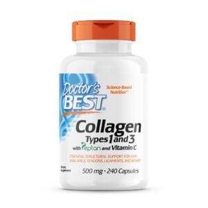 كبسولات كولاجين للبشرة من Doctor’s Best Collagen Types 1 and 3