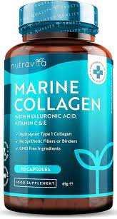 كبسولات كولاجين للبشرة Hydrolysed Marine Collagen
